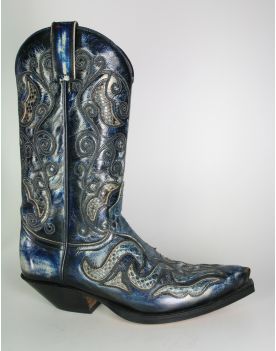 7428 Sendra Cowboystiefel Denver Azul Dirty