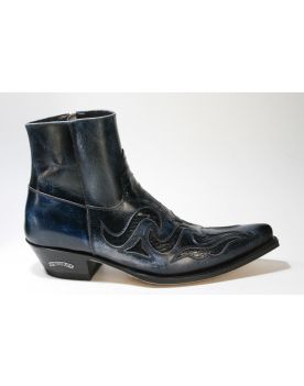 7482 Sendra Stiefeletten JAVI Denver Azul Dark Dirty Python