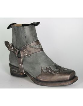 7811 Sendra Biker Antracita Lavado Flota Chaira Lavado