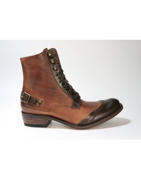 7825 Sendra Schnürschuhe WIDE Ecopel Fango