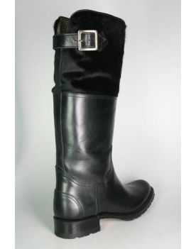 7895 Sendra Schaftstiefel Negro gefüttert