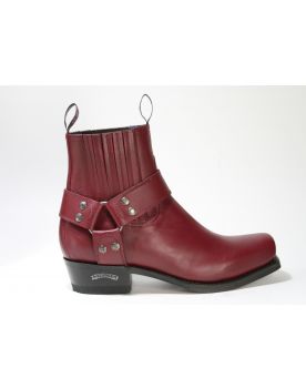 8286 Sendra Bikerboots ROT Rocio Guinda