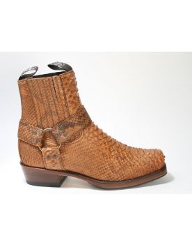 8286 Sendra Boots Python Barr Flyer Cuero Mate