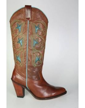 8526 Sendra Cowboystiefel London Brown