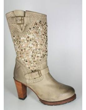 8835 Sendra Stiefel Barbara Floter Beige