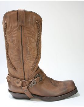 9064 Mezcalero Bikerboots Brown