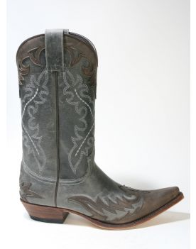 9669 Sendra Cowboystiefel Floter Dark Taupe