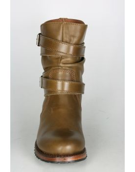 9695 Sendra Bikerboots Kurzsschaft Snowbut Oliva