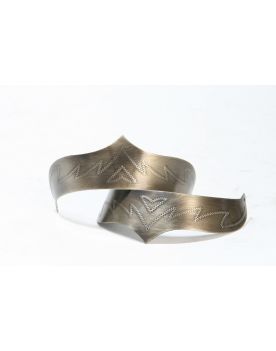 999 Sendra Metall Stiefelhacken Altsilberfarben