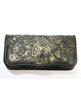 Leder Wallet Koi