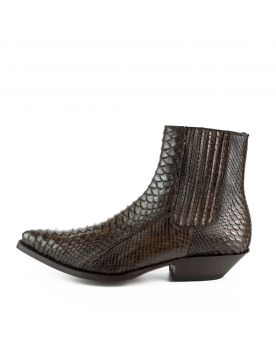 2575 MAYURA Stiefeletten Python Marron