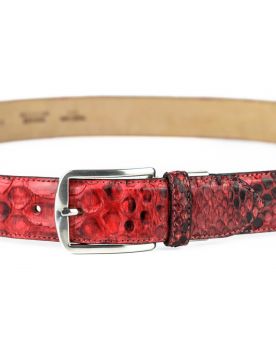 810 Mayura Gürtel Python Rojo