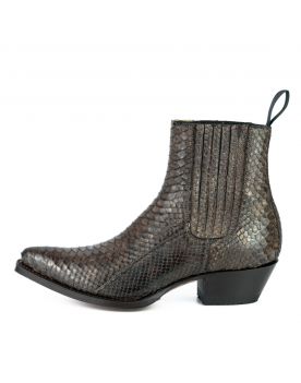 2496 Mayura Boots Stiefeletten Python Marron