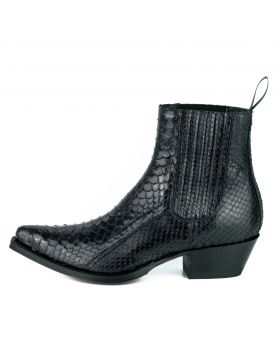 2496 Mayura Boots Stiefeletten Python Negro