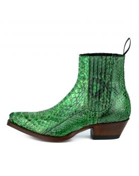 2496 Mayura Boots Stiefeletten Python Verde