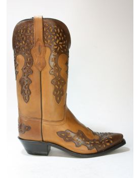 1539 OLD WEST Cowboyboots Harshaw Brown 