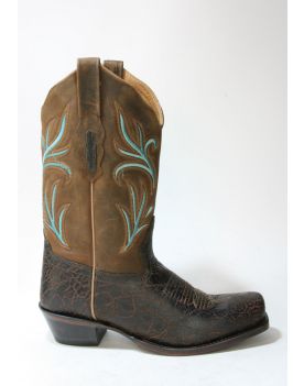 18010 OLDWEST Cowboystiefel Pueblo Brown