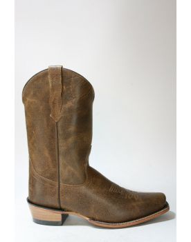 5554 OLDWEST Cowboystiefel Kansas City Brown Vintage Crackle