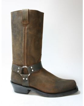 2060 OLDWEST Highway Bikerboots Brown