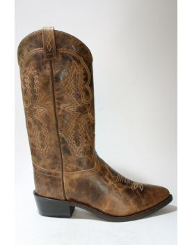 2042 OLDWEST Placerville Brown Lasy Cowboystiefel