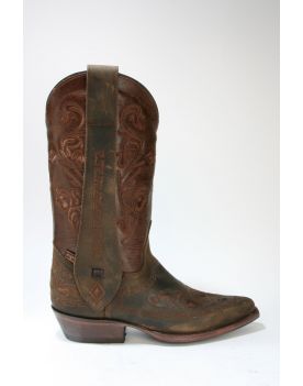 WB-29 Stars and Stripes Cowboystiefel Brown