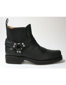 WB-33 Stars & Stripes Bikerboots Black