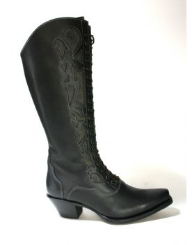 WBL-30 Stars and Stripes Schnürstiefel Black